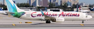 Caribbean Airlines panorama 300x94 - Caribbean Airlines Boeing 737-800 Airplane Fort Lauderdale Airport